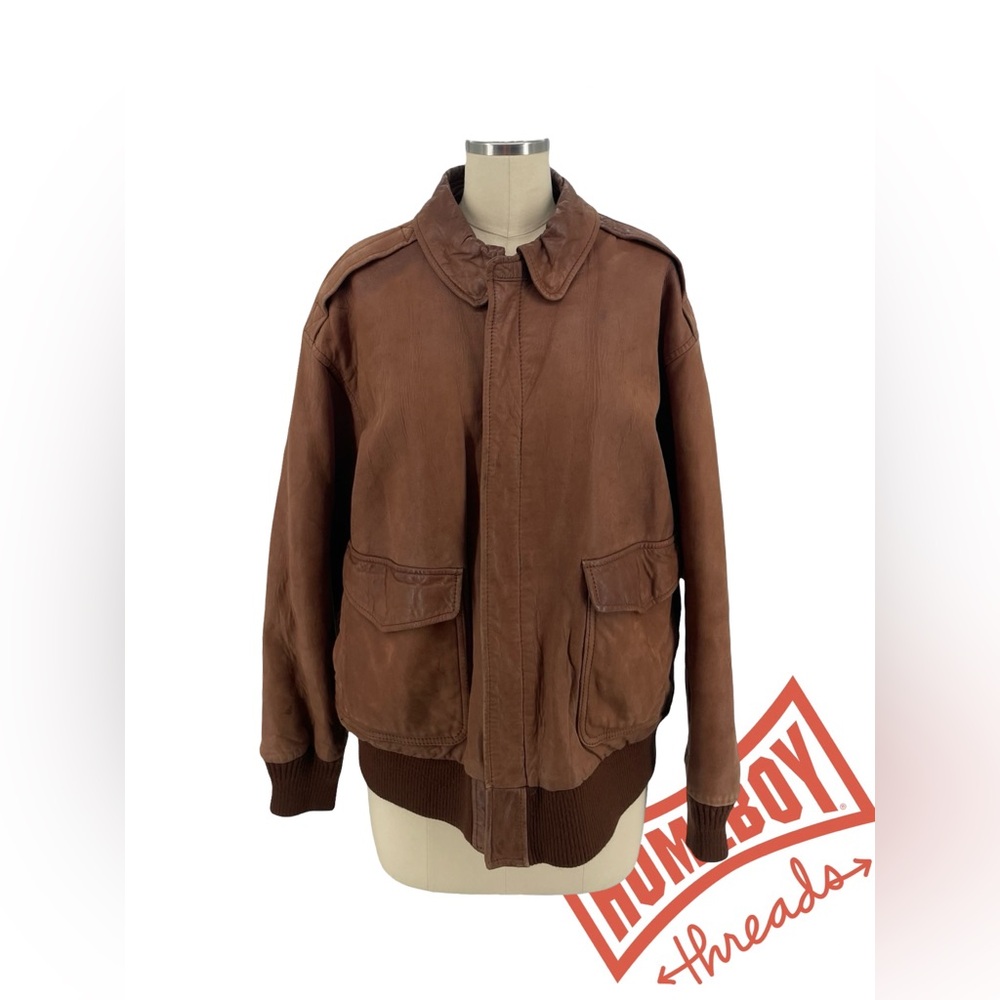 Stylish Brown Bomber Jacket